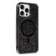 iPhone 15 Pro Max Kılıf Diamond Magsafe Kapak - Siyah