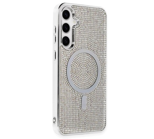 Samsung Galaxy S23 Kılıf Diamond Magsafe Kapak - Rainbow Samsung Galaxy S23 Kılıf Diamond Magsafe Kapak - Rainbow