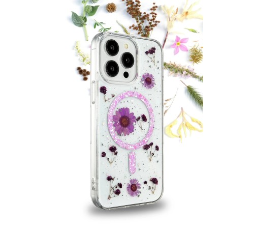 iPhone 12 Kılıf Daisy Simli Magsafe Kapak - Gümüş iPhone 12 Kılıf Daisy Simli Magsafe Kapak - Gümüş