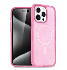 iPhone 14 Pro Kılıf Glow Magsafe Kapak - Pembe