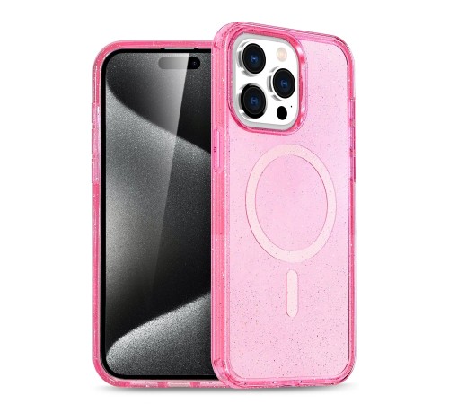 iPhone 14 Pro Kılıf Glow Magsafe Kapak - Pembe iPhone 14 Pro Kılıf Glow Magsafe Kapak - Pembe