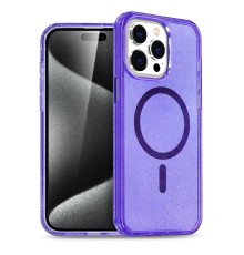 iPhone 14 Pro Kılıf Glow Magsafe Kapak - Mor