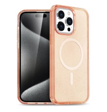 iPhone 14 Pro Max Kılıf Glow Magsafe Kapak - Turuncu