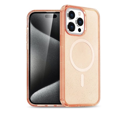 iPhone 14 Pro Max Kılıf Glow Magsafe Kapak - Turuncu iPhone 14 Pro Max Kılıf Glow Magsafe Kapak - Turuncu