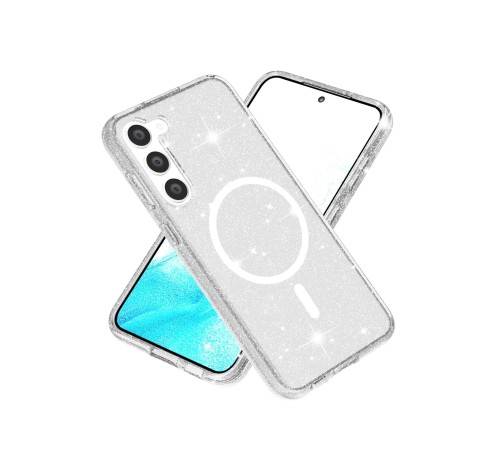 Samsung Galaxy S23 Kılıf Glow Magsafe Kapak - Şeffaf Samsung Galaxy S23 Kılıf Glow Magsafe Kapak - Şeffaf