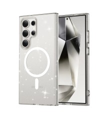 Samsung Galaxy S24 Ultra Kılıf Glow Magsafe Kapak - Şeffaf
