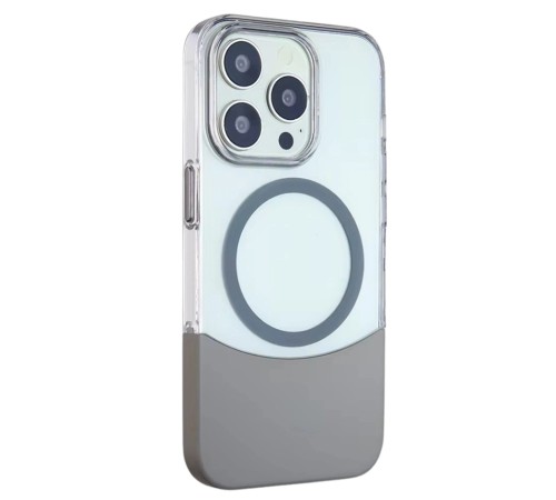 iPhone 15 Pro PC Suit Magsafe Kapak - Titan Gri iPhone 15 Pro PC Suit Magsafe Kapak - Titan Gri