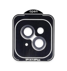 iPhone 14 PVD Metal Kamera Lens - Siyah