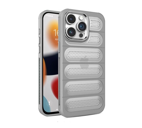 iPhone 14 Pro Kılıf Airmax Silikon Kapak - Titan Gri