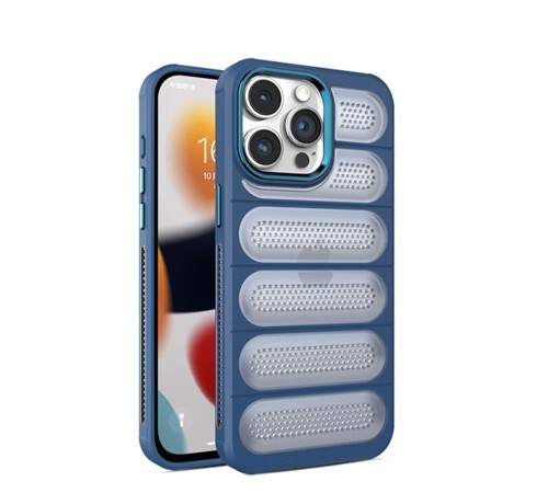 iPhone 14 Pro Kılıf Airmax Silikon Kapak - Lacivert