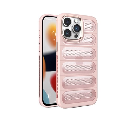 iPhone 14 Pro Max Kılıf Airmax Silikon Kapak - Pembe