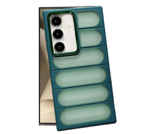 Samsung Galaxy S24 Plus Kılıf Airmax Silikon Kapak - Koyu Yeşil Samsung Galaxy S24 Plus Kılıf Airmax Silikon Kapak - Koyu Yeşil