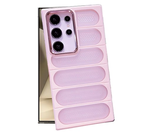 Samsung Galaxy S24 Ultra Kılıf Airmax Silikon Kapak - Pembe Samsung Galaxy S24 Ultra Kılıf Airmax Silikon Kapak - Pembe