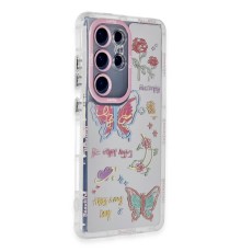 Samsung Galaxy S23 Ultra Kılıf Reflexion Desenli Kapak - Desen 8
