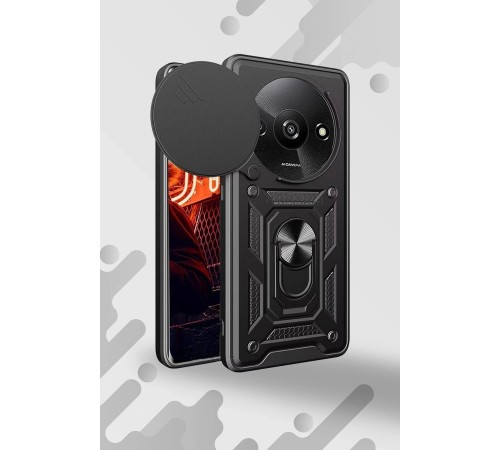 Xiaomi Redmi A3 4G Kılıf Pars Lens Yüzüklü Silikon - Kırmızı Xiaomi Redmi A3 4G Kılıf Pars Lens Yüzüklü Silikon - Kırmızı