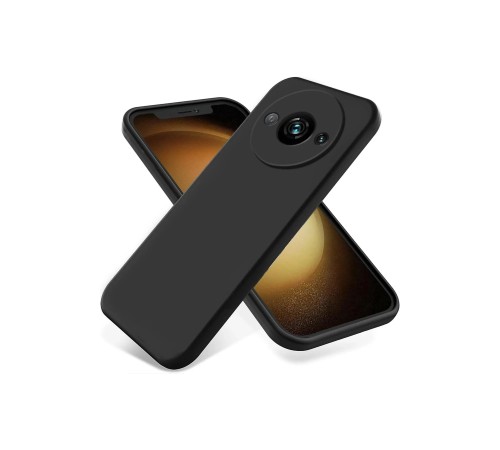 Xiaomi Redmi A3 4G Kılıf First Silikon - Siyah
