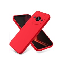 Xiaomi Redmi A3 4G Kılıf First Silikon - Kırmızı