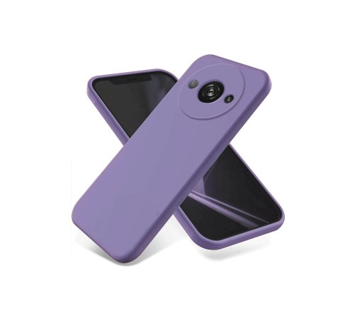 Xiaomi Redmi A3 4G Kılıf First Silikon - Lila