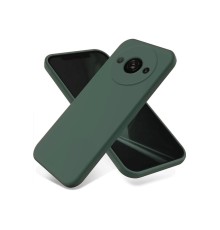 Xiaomi Redmi A3 4G Kılıf First Silikon - Koyu Yeşil