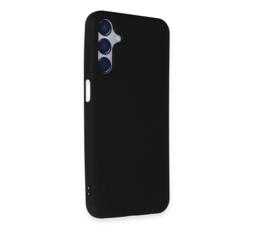 Samsung Galaxy M15 Kılıf First Silikon - Siyah