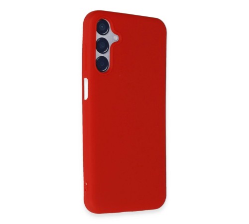 Samsung Galaxy M15 Kılıf First Silikon - Kırmızı