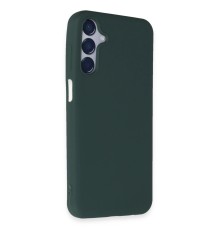Samsung Galaxy M15 Kılıf First Silikon - Koyu Yeşil