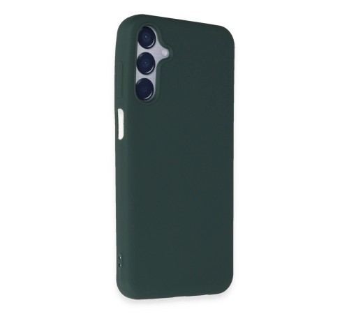 Samsung Galaxy M15 Kılıf First Silikon - Koyu Yeşil