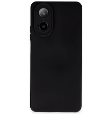 Oppo A38 Kılıf Nano içi Kadife Silikon - Siyah