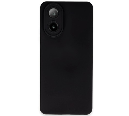 Oppo A38 Kılıf Nano içi Kadife Silikon - Siyah