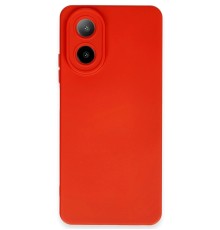 Oppo A38 Kılıf Nano içi Kadife Silikon - Kırmızı