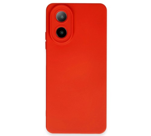 Oppo A38 Kılıf Nano içi Kadife Silikon - Kırmızı Oppo A38 Kılıf Nano içi Kadife Silikon - Kırmızı