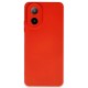 Oppo A38 Kılıf Nano içi Kadife Silikon - Kırmızı