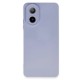 Oppo A38 Kılıf Nano içi Kadife Silikon - Lila