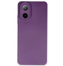 Oppo A38 Kılıf Nano içi Kadife Silikon - Mor