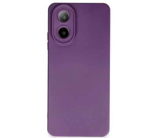 Oppo A38 Kılıf Nano içi Kadife Silikon - Mor Oppo A38 Kılıf Nano içi Kadife Silikon - Mor