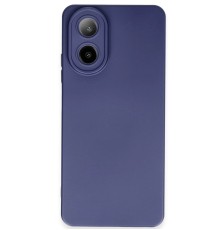 Oppo A38 Kılıf Nano içi Kadife Silikon - Lacivert