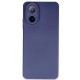 Oppo A38 Kılıf Nano içi Kadife Silikon - Lacivert