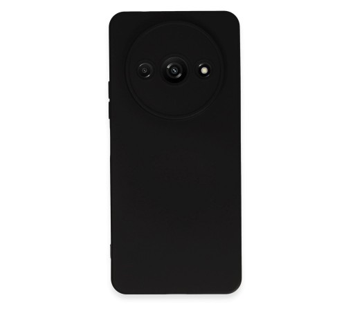 Xiaomi Redmi A3 4G Kılıf Nano içi Kadife Silikon - Siyah Xiaomi Redmi A3 4G Kılıf Nano içi Kadife Silikon - Siyah
