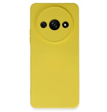 Xiaomi Redmi A3 4G Kılıf Nano içi Kadife Silikon - Sarı