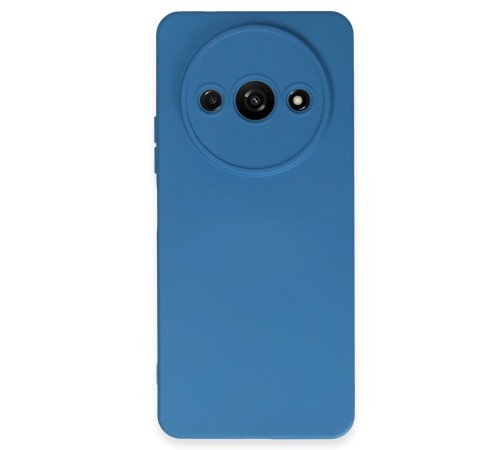 Xiaomi Redmi A3 4G Kılıf Nano içi Kadife Silikon - Mavi