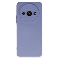 Xiaomi Redmi A3 4G Kılıf Nano içi Kadife Silikon - Lila