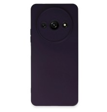 Xiaomi Redmi A3 4G Kılıf Nano içi Kadife Silikon - Mor