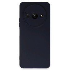 Xiaomi Redmi A3 4G Kılıf Nano içi Kadife Silikon - Lacivert