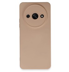 Xiaomi Redmi A3 4G Kılıf Nano içi Kadife Silikon - Pudra