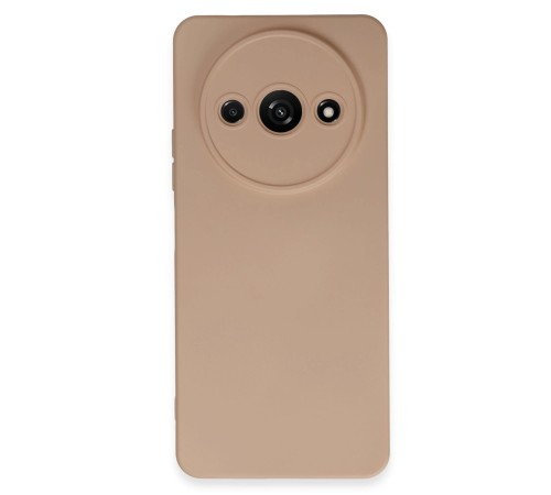 Xiaomi Redmi A3 4G Kılıf Nano içi Kadife Silikon - Pudra Xiaomi Redmi A3 4G Kılıf Nano içi Kadife Silikon - Pudra