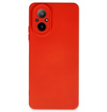 Realme 12 Lite Kılıf Nano içi Kadife Silikon - Kırmızı