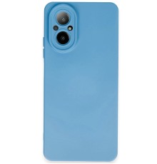 Realme 12 Lite Kılıf Nano içi Kadife Silikon - Mavi