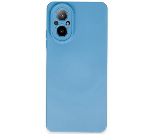 Realme 12 Lite Kılıf Nano içi Kadife Silikon - Mavi Realme 12 Lite Kılıf Nano içi Kadife Silikon - Mavi