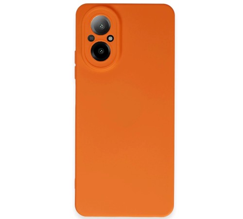 Realme 12 Lite Kılıf Nano içi Kadife Silikon - Turuncu Realme 12 Lite Kılıf Nano içi Kadife Silikon - Turuncu