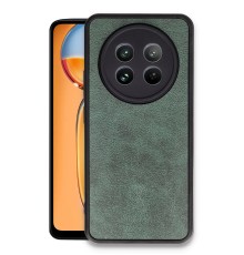 Realme 12 5G Kılıf Aras Deri Kapak - Koyu Yeşil